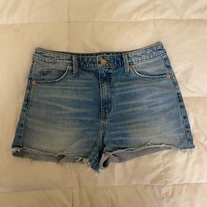 High Rise Jean Shorts